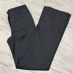 Dolce & Gabbana grey with navy blue Pinstripe Wide-Leg Dress Pants